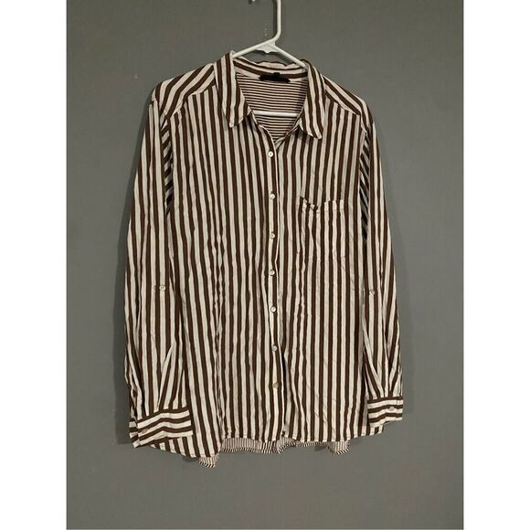 JANE AND DELANCEY Womens Button Back Tunic Blouse Shirt Top Plus Size 2X - Picture 2 of 6